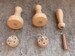 Heidifeathers 3 x Mixed Wooden Felting Needle Handles - Needle Felting Tools 