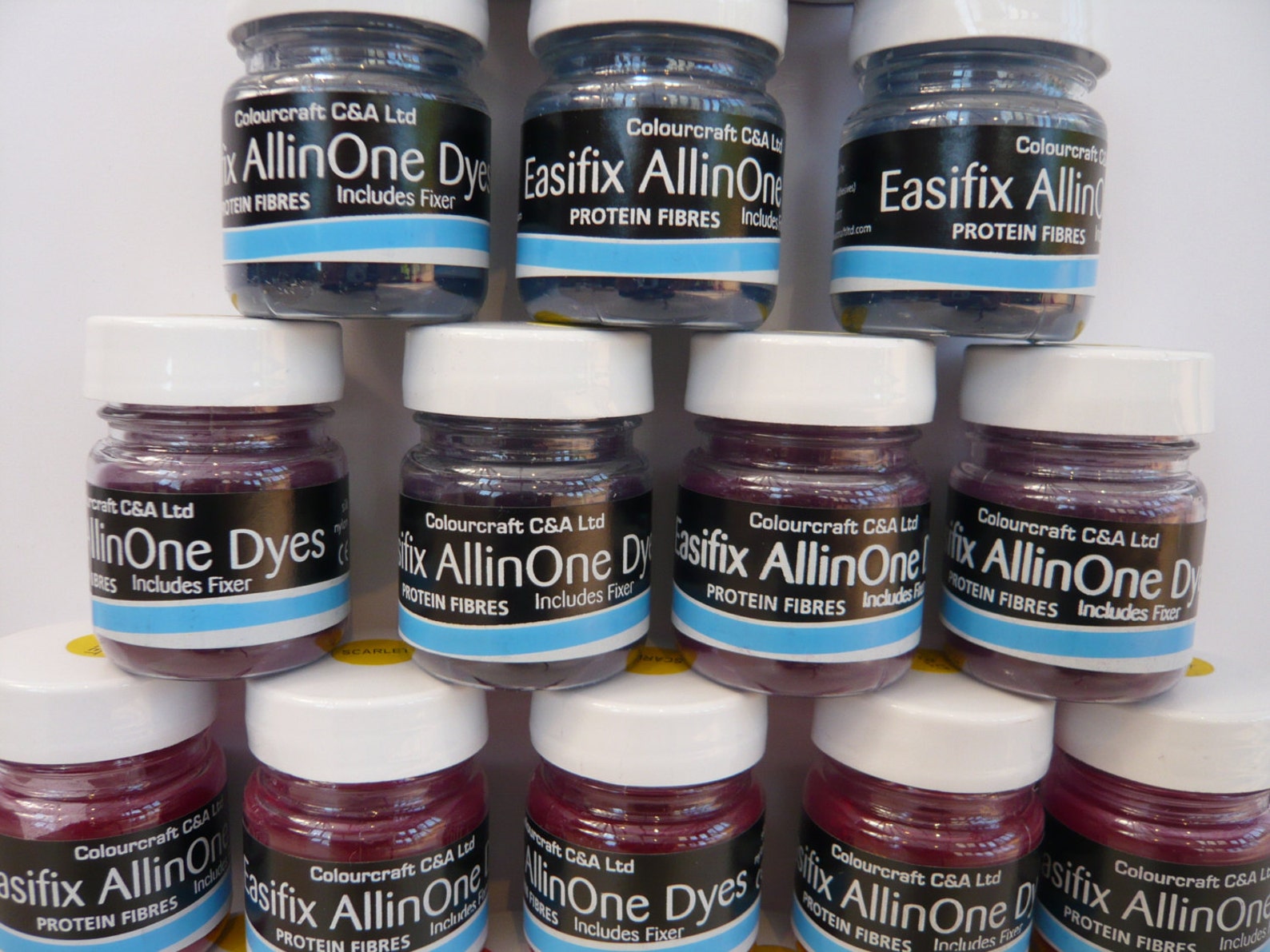 Large Pot 3 X 50g / 1.7oz Pot of All in One Acid Dye 24 Etsy UK