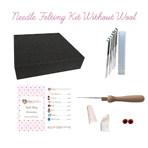 Heidifeathers Needle Felting Starter Kit - Without Wool