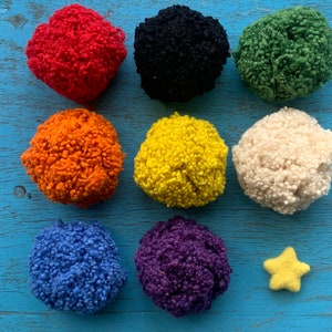 Heidifeathers Wool Nepps Mix - 8 Colours