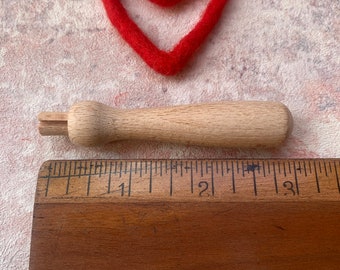 Heidifeathers Long Wooden Needle Felting Handles / Tool for One Needle