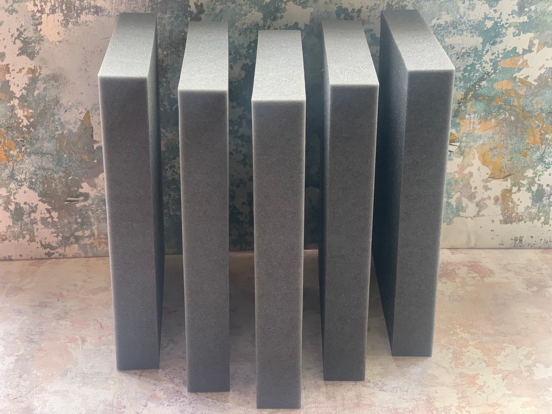 5 x 5 High quality dense charcoal foam felting pad - 10 Pack