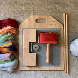 Heidifeathers 'Mixing Mat' Blending Board, Board Carder - Make Your Own Batts & Sliver