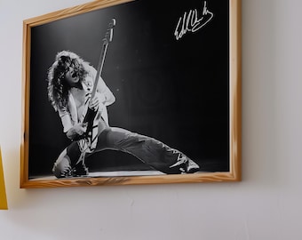 Statue of Eddie Van Halen (EVH), Legendary Rock-star Guitarist - Etsy