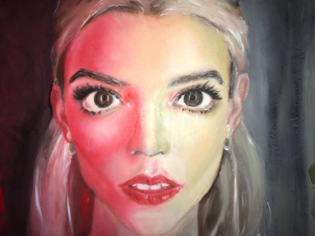 Anya Taylor Joy Portrait, Character Portrait, Oil Painting, Hand ...
