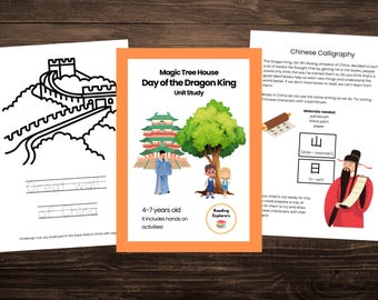 Ancient China Unit Study: Magic Tree House, Day of the Dragon King (PDF Download)