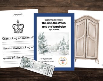 The Lion, the Witch and the Wardrobe | Narnia | Literature Unit | Book Study | 6-9 years old | Reading Explorers