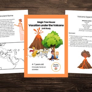 Pompeii Unit Study: Magic Tree House, Ancient Rome (PDF Download)