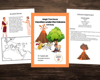 Pompeii Unit Study: Magic Tree House, Ancient Rome (PDF Download)