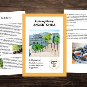 Ancient China | History Unit Study | 6-12 years old | Family Style Homeschool | Reading Explorers