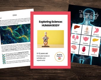 Human Body | Science Unit Study | 6-12 years old | Family Style Homeschool | Reading Explorers