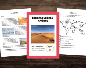Deserts | Exploring Science | Science Mini Unit Study | 6-12 years old | Reading Explorers
