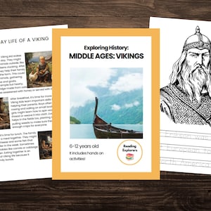 Vikings | Middle Ages | History Unit Study | 6-12 Years old | Family Style Homeschool | Reading Explorers