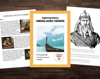 Vikings | Middle Ages | History Unit Study | 6-12 Years old | Family Style Homeschool | Reading Explorers