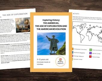 Americas, Exploration & Revolution History Unit Study (Digital Download)