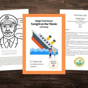 Titanic Unit Study | Magic Tree House | Tonight on the Titanic | 5-7 years old | Reading Explorers