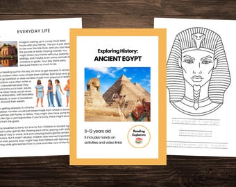 Ancient Egypt | History Unit Study | 6-12 years old | Family Style Homeschool | Reading Explorers