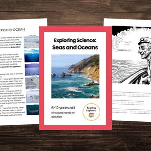 Seas and Oceans | Science Unit Study | 6-12 years old | Reading Explorers