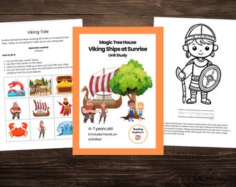 Magic Tree House Viking Unit Study: Reading Explorers (PDF Download)