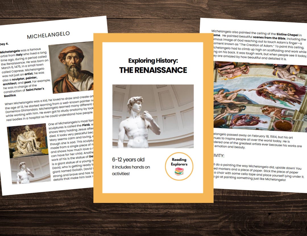 The Renaissance | History Unit Study | 6-12 Years Old | Family Style ...