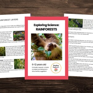 Rainforests | Science Mini Unit Study | 6-12 years old | Reading Explorers