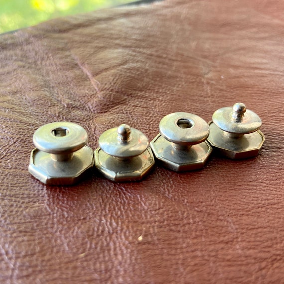 Mustard Yellow Snap Cufflinks - image 6