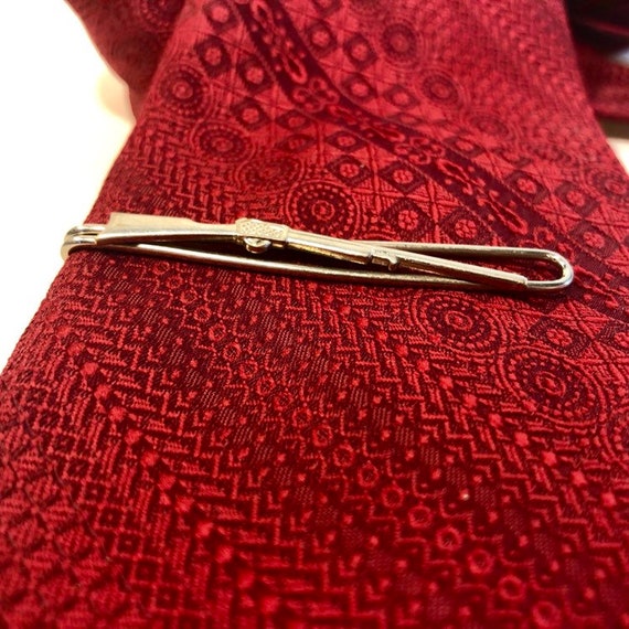 Shot Gun Tie Clip, Vintage Gun Tie Bar, Shot Gun … - image 2