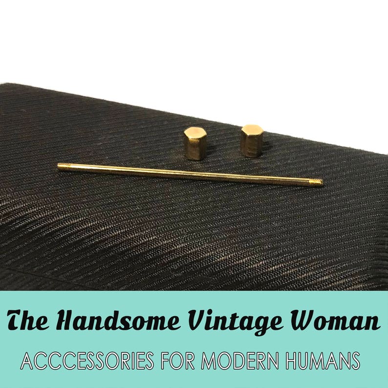Vintage Gold Hexagon Collar Bar