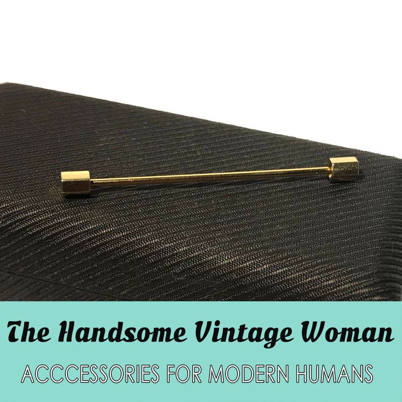 Vintage Gold Hexagon Collar Bar