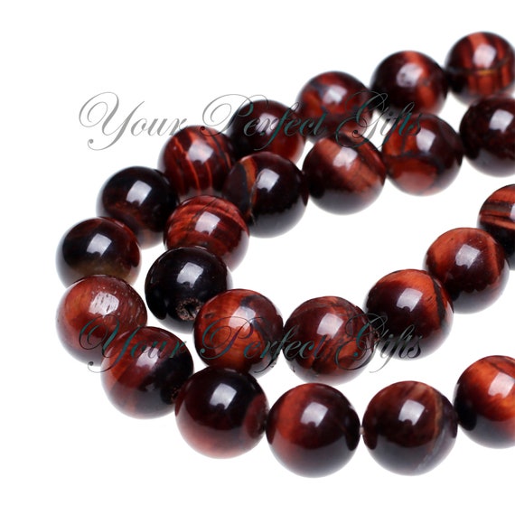 Pcs Gemstones DIY Jewellery Making Tiger Eye Round Beads 10mm Yellow//Brown 18