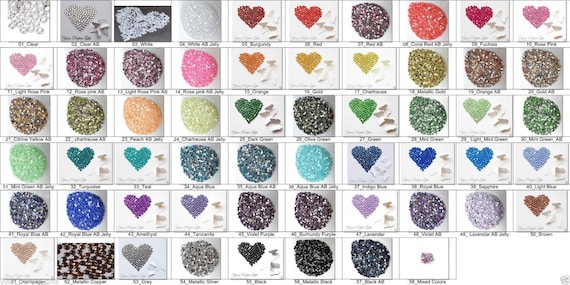 1000 pcs 3mm Acrylic Faceted Flat Back Rhinestone Gem Crystal Clear Green Pink Blue Yellow Red Purple Orange Silver Gold