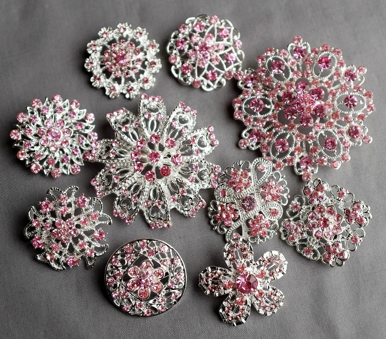Keland 12pcs Mix Set Crystal Brookes Flower | Preis Produktbild-Vorschau 9