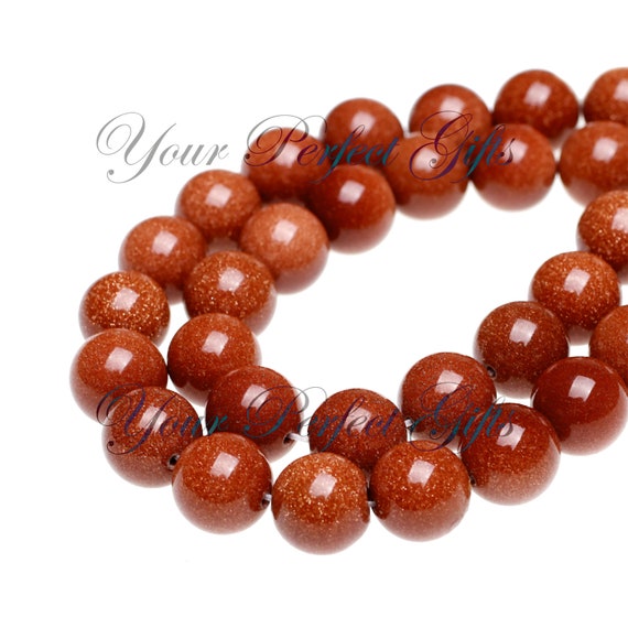 Wholesale Golden Sand Natural Gemstone Round Beads 4mm,6mm,8mm,10mm,12mm  Necklace Bracelet Earring DIY Jewelry Supplies 16 Inch Strand