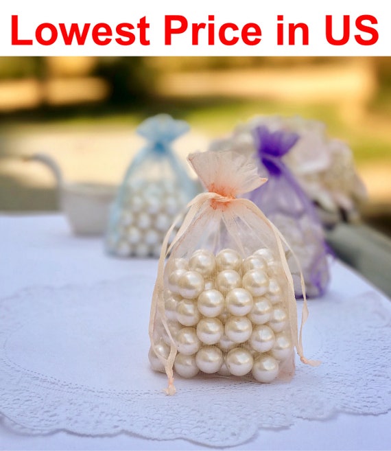 100 pcs 3"x4" Organza Bags Wedding Favor Bags Party Gift Bags Candy Bag Jewelry Pouch Drawstring Bag LOW Price FB777