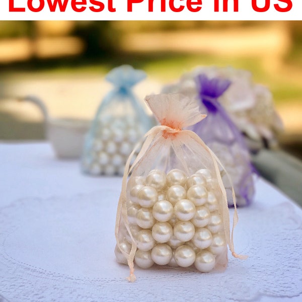 100 pcs 3"x4" Organza Bags Wedding Favor Bags Party Gift Bags Candy Bag Jewelry Pouch Drawstring Bag LOW Price FB777