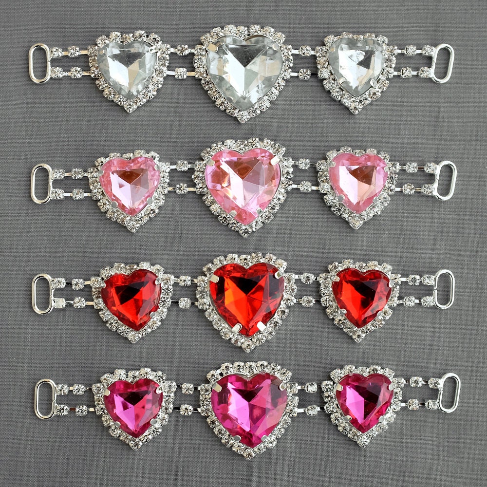 2 Slide Buckle Heart - Etsy display picture 1