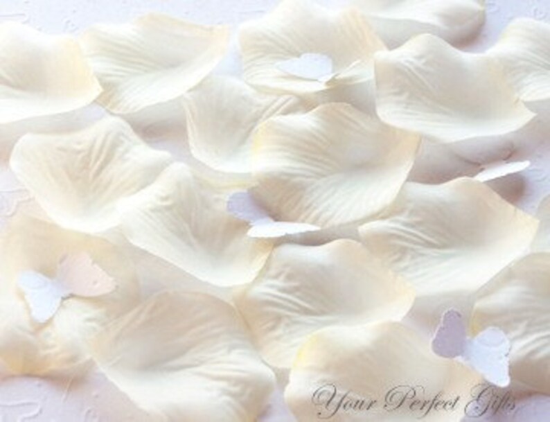 ivory silk petals
