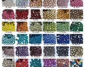 1440 pcs SS10 3mm DMC Iron On Hotfix Hot Fix Crystal Rhinestone Clear Green Pink Blue Yellow Red Purple LR885