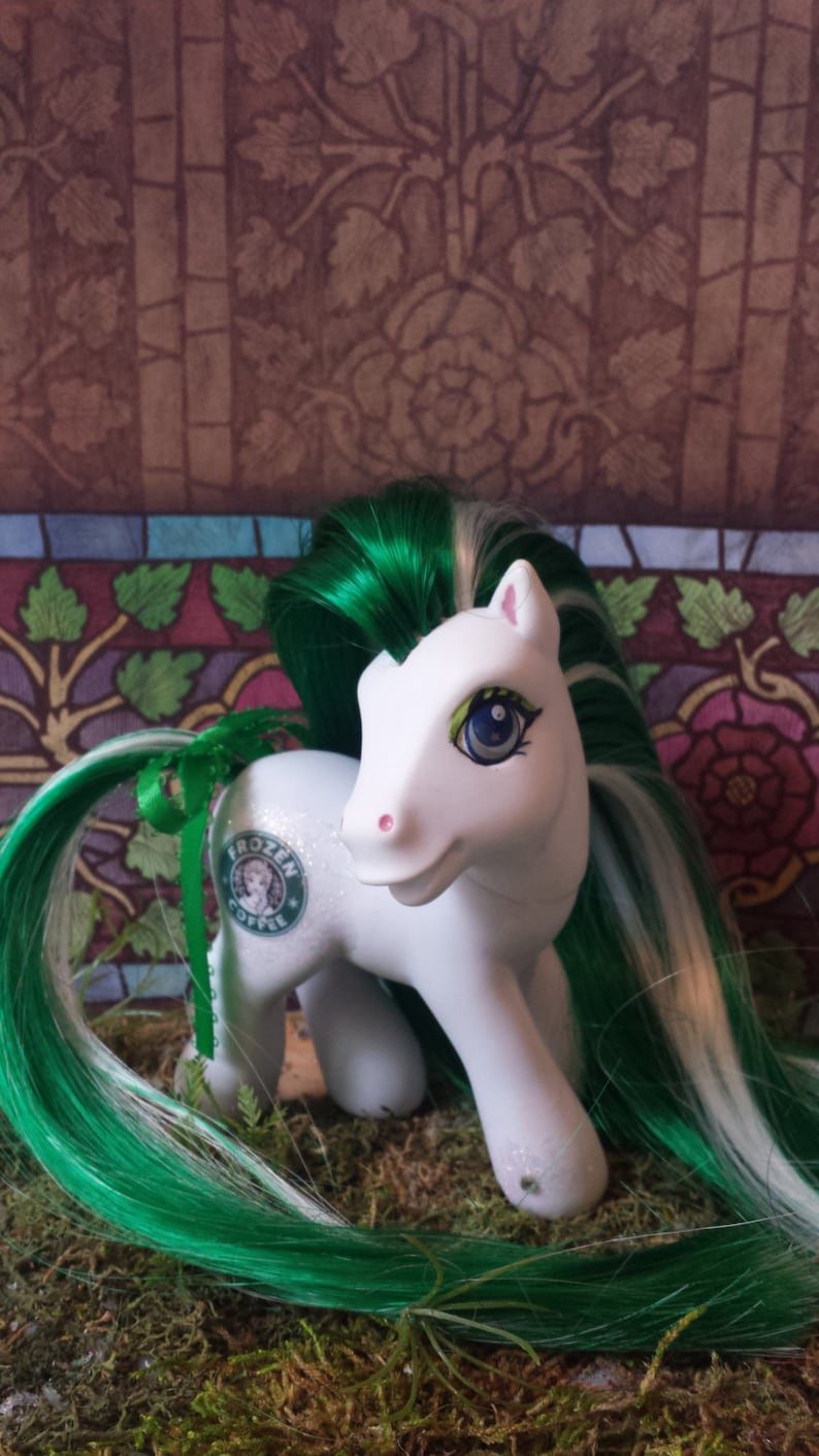 Princess Elsa Frozen Coffee Design My Little Pony Custom