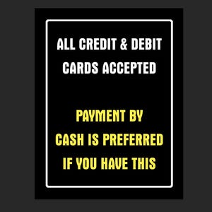 Toutes les cartes de crédit et de débit acceptées Les paiements en espèces sont préférables.