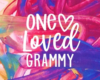 Paint and Peel Canvas - Grammy - Choose Size