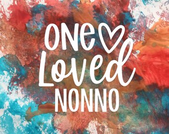 Paint and Peel Canvas - Nonno - Choose Size