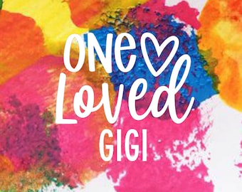 Paint and Peel Canvas - GIGI - Choose Size