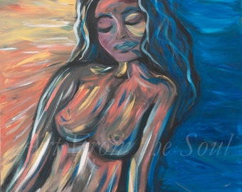 Peace Within- Original Contemporary 20x20 acrylic painting