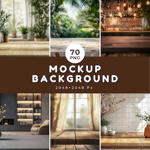 Mockup Background bundle - 70 PNG, Product Display Backdrops (Digital download)