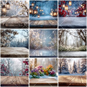 A minimal winter mockup background with a smooth white tabletop and a subtle cool-toned gradient backdrop. Light snowflake textures are scattered softly across the surface, adding a gentle seasonal touch without overwhelming the composition. The lighting is bright yet soft, creating a fresh and airy winter feeling. The layout is clean and modern, with plenty of empty space for placing products or text. This background is perfect for showcasing minimalist designs or winter-themed branding visuals