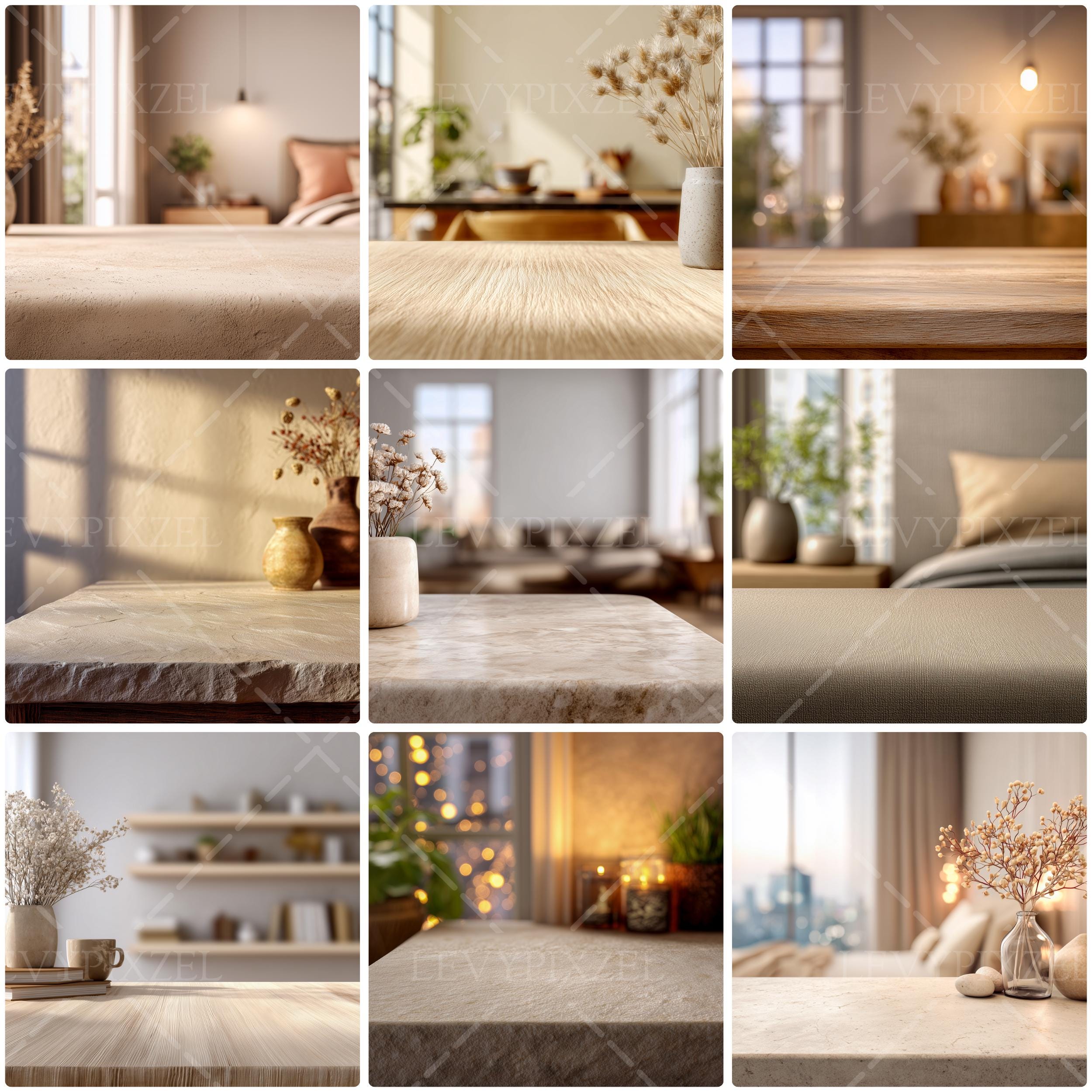 Neutral Mockup Background Bundle - 50 PNG Minimal Scenes (2048x2048) - Etsy