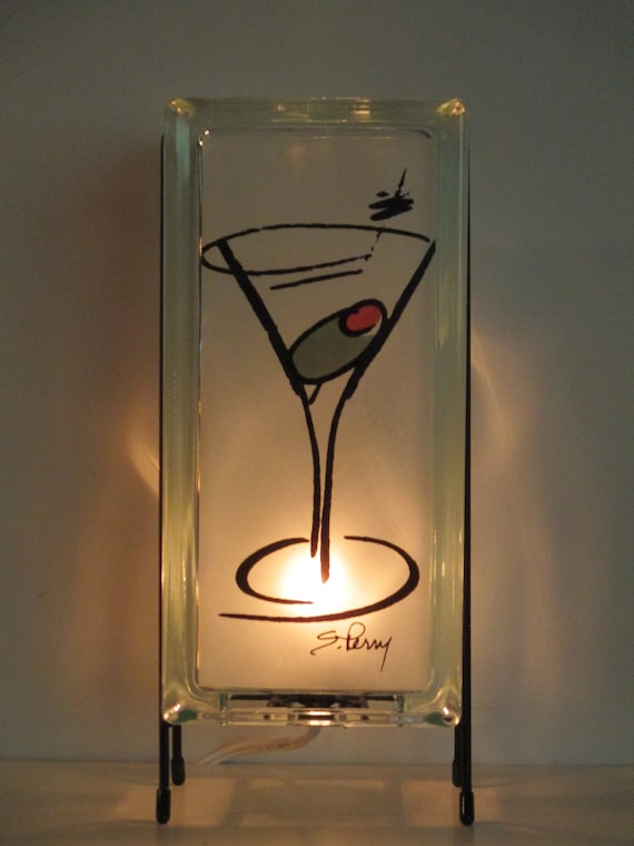Neon on sale martini lamp
