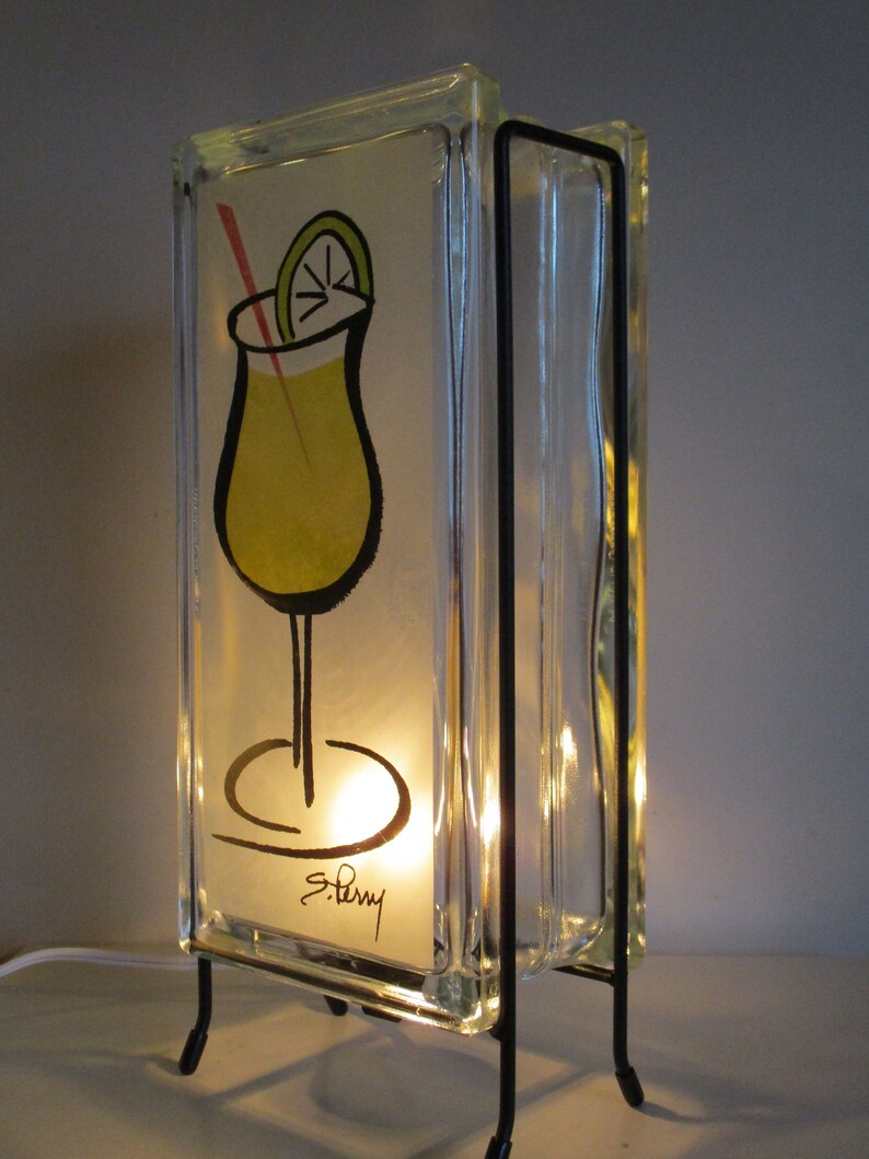 Margarita Lamp Retro Bar ART Man Cave Lamp Home Bar Decor Etsy
