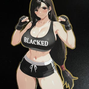 ファイナルファンタジー7 ティファ・ロックハート 5インチ アニメ ワイフ ゴールドメタルカード